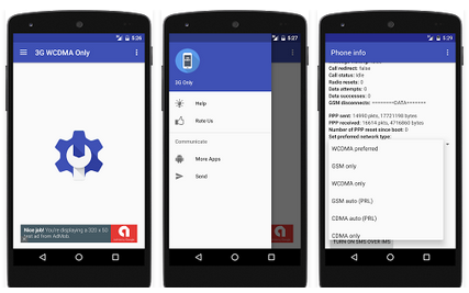 3g only mode app for Android devices