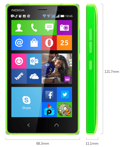 Nokia X2 Dual-SIM android phone features