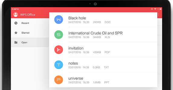 WPS office app