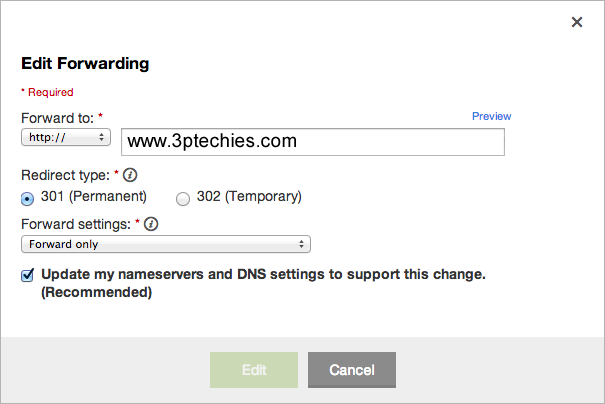 how to Map a Custom Domain Name to SquareSpace