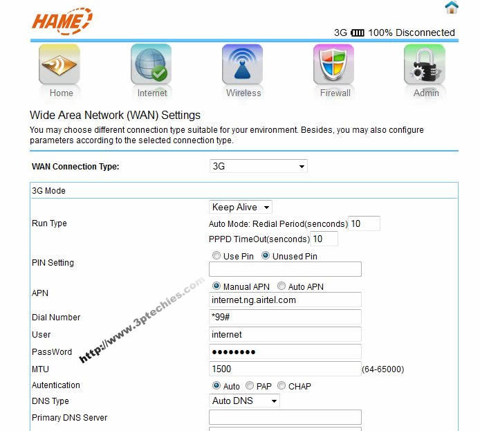 Hame 3G Wi-Fi Router - Review and Manual Settings for Inetrnational Users