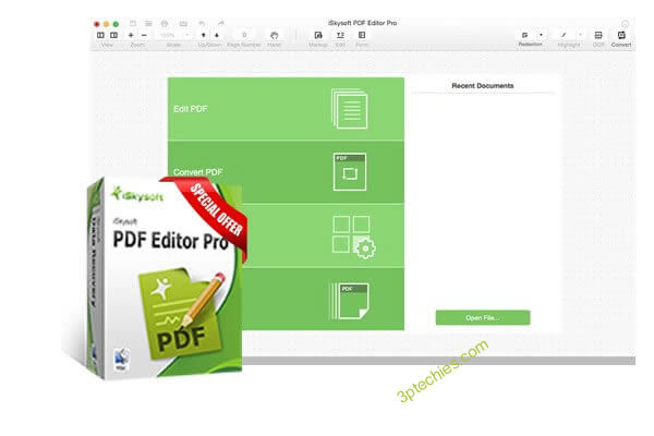 iskysoft PDF Editor Pro for Mac software review
