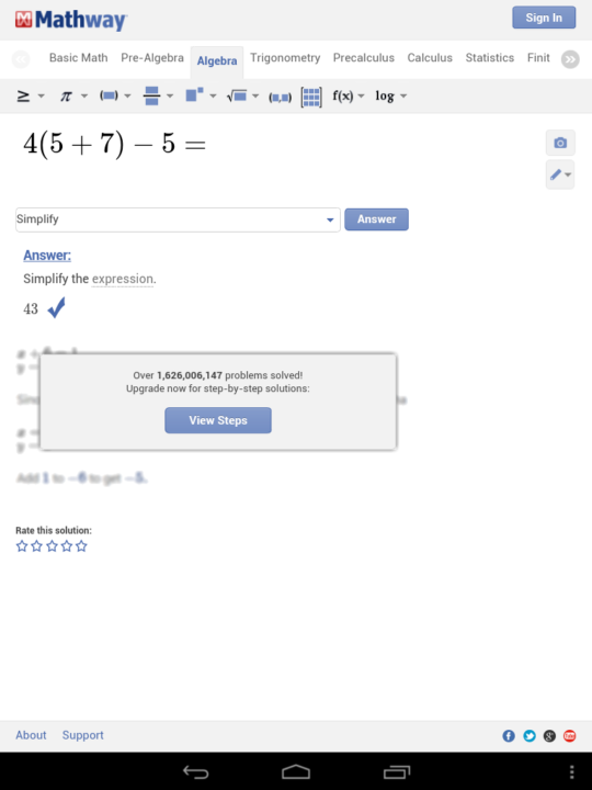 mathway math problem solver 