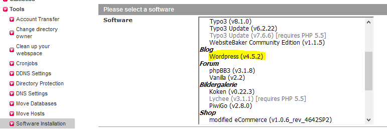 KAS all inkl kasserver CMS installation guide